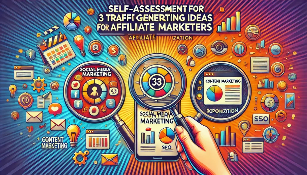 Self-Assessment for 3 Traffic Generating Ideas for Affiliate Marketers